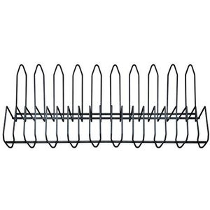 A'Domo PV-CHR-1261 Point-Virgule Phil Dish Rack Powder Coated Nearly Black 47.7X22.5X14Cm, Staal