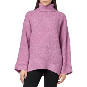 PIECES Dames Pcnatherine Ls High Neck Knit Bc Gebreide Trui
