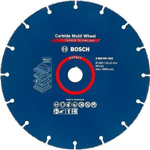 Bosch Professional 1x Expert Carbide Multi Wheel Doorslijpschijven (voor Hardhout, Ø 230 mm, Accessoires Grote Haakse Slijper)