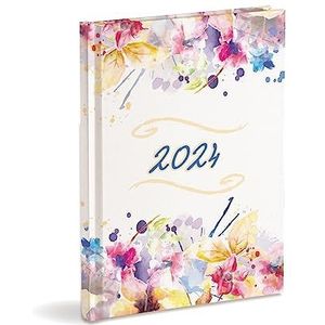 Weekplanner, organizer, 2024 cm, 17 x 24 cm, gesloten, januari-december 2024, hardcover