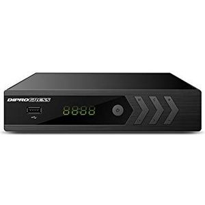 DiProgress DPT220HD DVB-T2 Dual Tuner, zwart