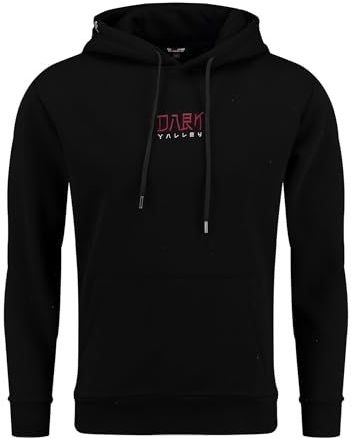 KEYLARGO Sweat-shirt - Zwart - Katoen - Met Capuchon en Poche Kangourou