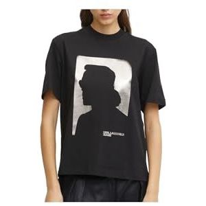 KARL LAGERFELD JEANS Regular Short Sleeve Karl Tee, zwart, XS