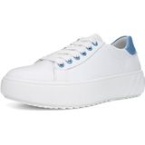 Sneakers - Laag - Leer - Glad Leer - Ronde Neus - Platte Hak