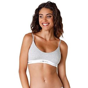 LOVABLE Originals BH, grijs melange, XL voor dames