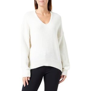 BOSS C_fondiala gebreide trui voor dames, Open White118, M