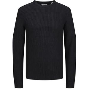 JACK & JONES Jjelewis Knit Crew Neck Sn gebreide trui voor heren, navy blazer, S