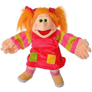 Living Puppets Menselijke handpop paarsbelletjes geschikt voor volwassenen en kinderen, maat: 35 cm, handwas, W655