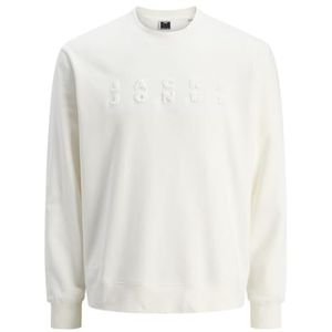 Jack & Jones Jcopacer Sweat Crew Neck, cloud dancer, XS