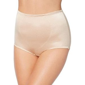 Bali Shapewear buikpaneel voor dames, korte stevige controle, 2-pack - beige - L