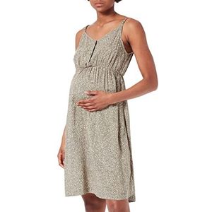 ESPRIT Maternity Jurk voor dames, geweven, mouwloze jurk, Real Olive - 307, 34