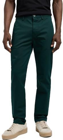 Lee - Herenjeans - Jade Forest - Regular Straight Fit - Chino Broeken