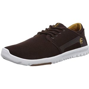 Etnies heren scout zaalschoenen, Bruin White Gum 218, 43 EU