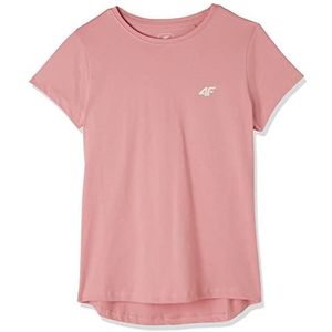 4F Girl's T-shirt JTSD001 T-shirt, lichtroze, 164 voor meisjes, Lichtroze, 164 cm