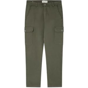 SPRINGFIELD Heren Cargo Comfort Gebreide Broek, Khaki, L