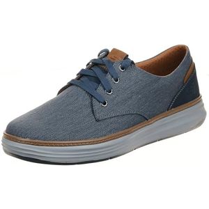 Skechers Moreno Ederson Oxford Herenschoen, Blauw, 16-16.5 Wide