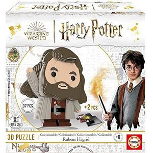 Educa - Harry Potter 3D-puzzel. Puzzel 3D-figuur Rubeus Hagrid om te verzamelen. 3D-sculptuur puzzel voor 6 jaar en ouder (19501)