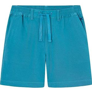 Hackett London Soft Relax Short voor jongens, Adriatische Blu, 9 jaar