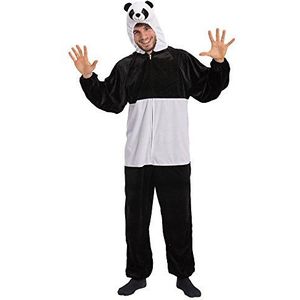 Carnival Toys – kostuum Panda uniseks volwassenen, meerkleurig, één maat, 25929