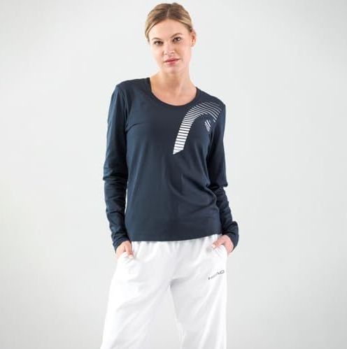 Head - Racket Club 22 T-shirt - Lange Mouwen - Kleur - Materiaal