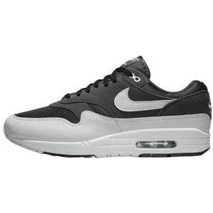 NIKE Air Max 1 Ess, herensneakers, 46 EU, Off Noir Vast Grijs Wit Zwart, 46 EU