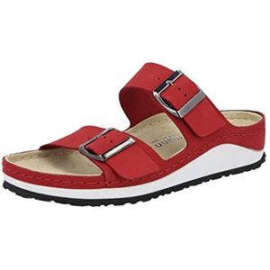 Berkemann Dames Belina Slippers, rood, 38 EU