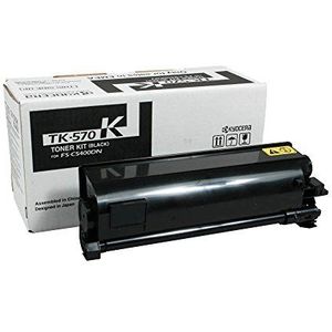 Kyocera TK-570K originele tonercartridge zwart 1T02HG0EU0. Compatibel met ECOSYS P7035cdn, FS-C5400DN