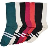 Urban Classics Unisex Socken Double Stripes Socks 7-Pack wintercolor 39-42