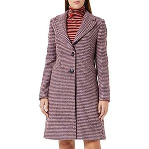 Sisley Womens 2EJFLN01T Wool Blend Coat, Multicolor Purple 912, 46