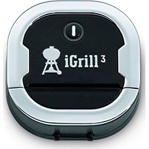 Weber iGrill 3 Digitale Thermometer | Slimme Digitale Vleesthermometer Met Bluetooth | Snel En Draadloos Temperatuur Meten Met 4 Sondes (7205)