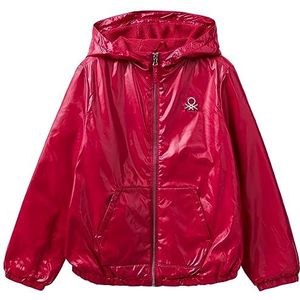 United Colors of Benetton Jas voor meisjes en meisjes, Rood Magenta 2e8, XL