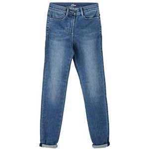 s.Oliver Meisjes Skinny: Jeans met warme binnenkant, blauw, 158 cm