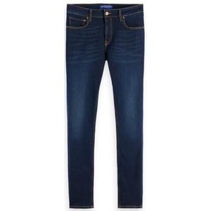 Scotch & Soda Core Skim Slim Fit Jeans voor heren, Beaten Blue 7636, 34W x 32L