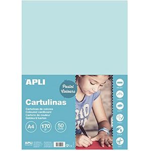 APLI 14236 - Lichtblauw A4-kaartvoorraad 170 g 50 vellen