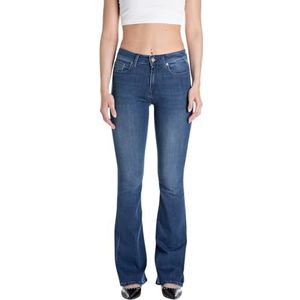 Replay Dames Flare Fit Jeans Joella, 009, medium blue., 25W x 30L