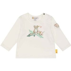 Steiff Baby-meisjes T-shirt met lange mouwen, Cloud Dancer, 68