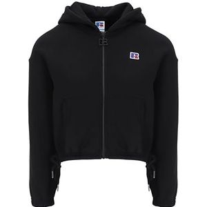 Russell Athletic E34032-IO-099 ritssluiting THROUGH HOODY JACKET Dames Jas ANTLER maat M