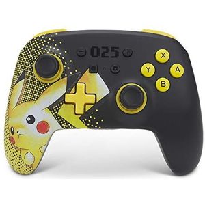 PowerA - Pikachu 025 - Draadloze Controller - Nintendo Switch - Bluetooth 5.0