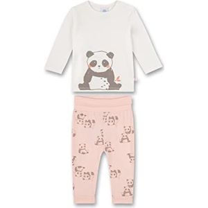 Sanetta Pyjama voor jongens en baby's, meisjes, White Pebble, 9 Maanden
