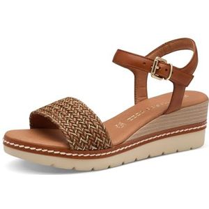 MARCO TOZZI - Sandaal 2-28720-44 - Bruin - Leder - Zachte Feel Me Zool