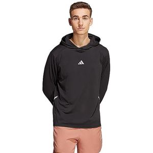 adidas Heren X-city hoodie Sweatshirt met capuchon, Zwart, XL