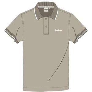 Pepe Jeans Heren HANS SS Polo, Bruin (LIGHT BEIGE), L, Bruin (lichtbeige), L