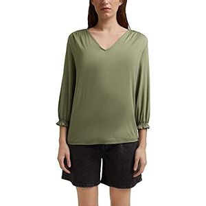 ESPRIT T-shirt voor dames, 345/light kaki, M