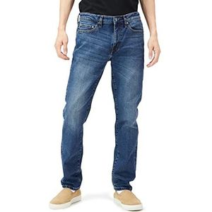Amazon Essentials Men's Spijkerbroek met slanke pasvorm, Medium wassing, 30W / 30L