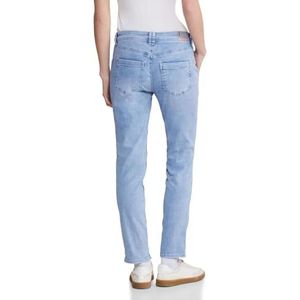 Jeans joggingbroek in losse pasvorm, Authentiek Indigo gebleekt, 31W x 30L