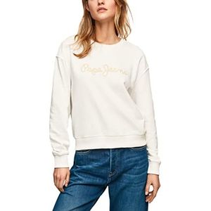 Pepe Jeans Dames Nanettes Sweater, Wit, XS