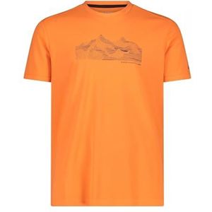 CMP T-shirt heren, Flame-antraciet, 52 NL