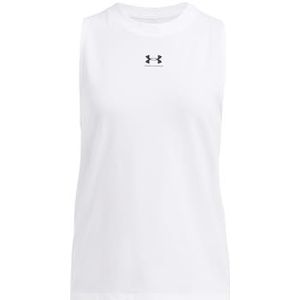 Under Armour - T-shirt - Lichtgrijs - Katoenmix - Comfortabele Pasvorm