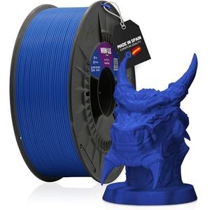 WINKLE PLA-filament PRO 1,75 mm, pastelblauw, 1 kg spoel, hoge maatnauwkeurigheid voor 3D-printen, uitstekende mechanische en thermische bestendigheid, HDT van 95 °C, hoge detailnauwkeurigheid