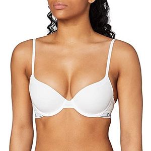 Calvin Klein Dames BH Modern T-Shirt Bra met beugel, wit, 70A